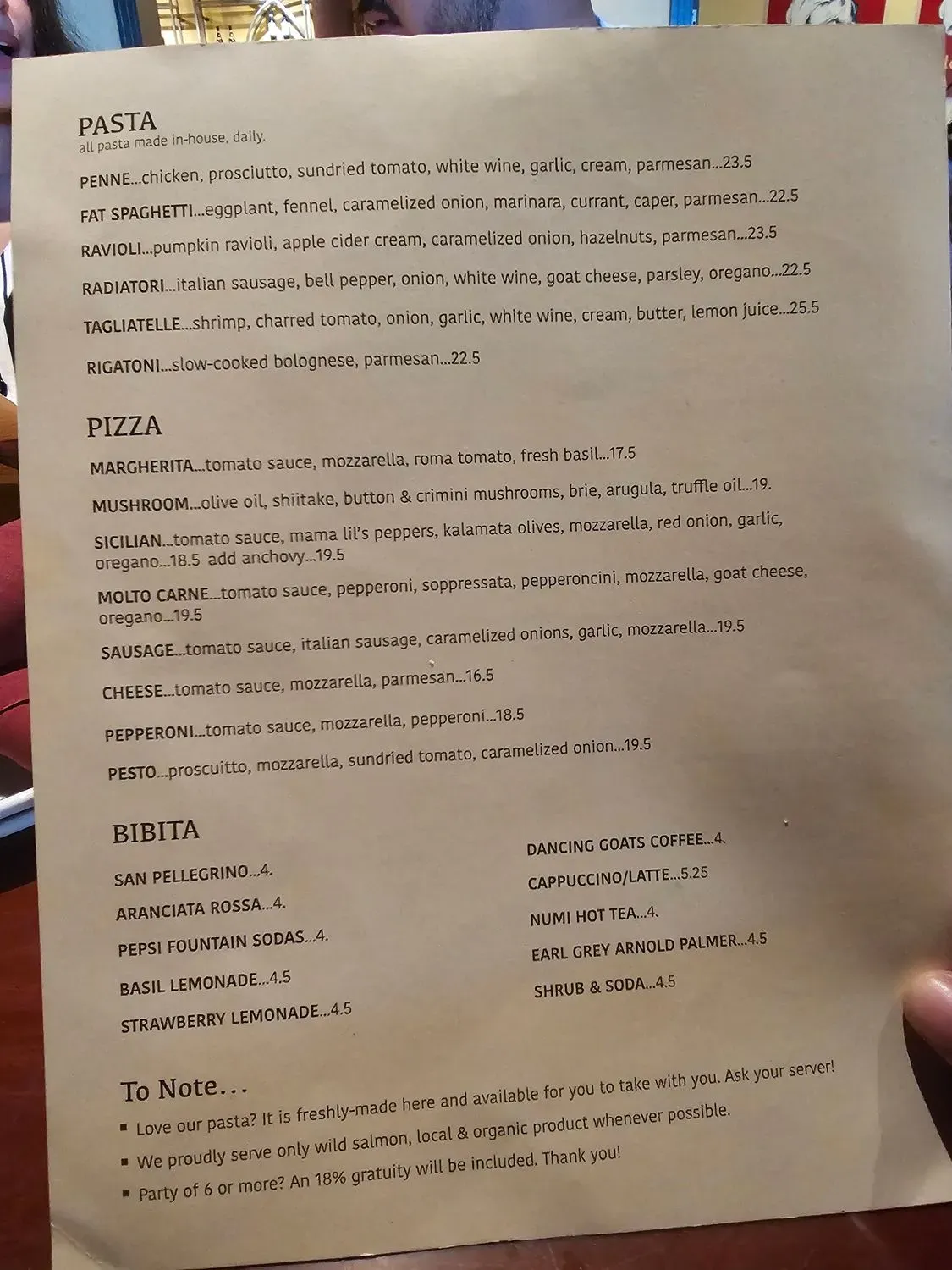 Menu 6