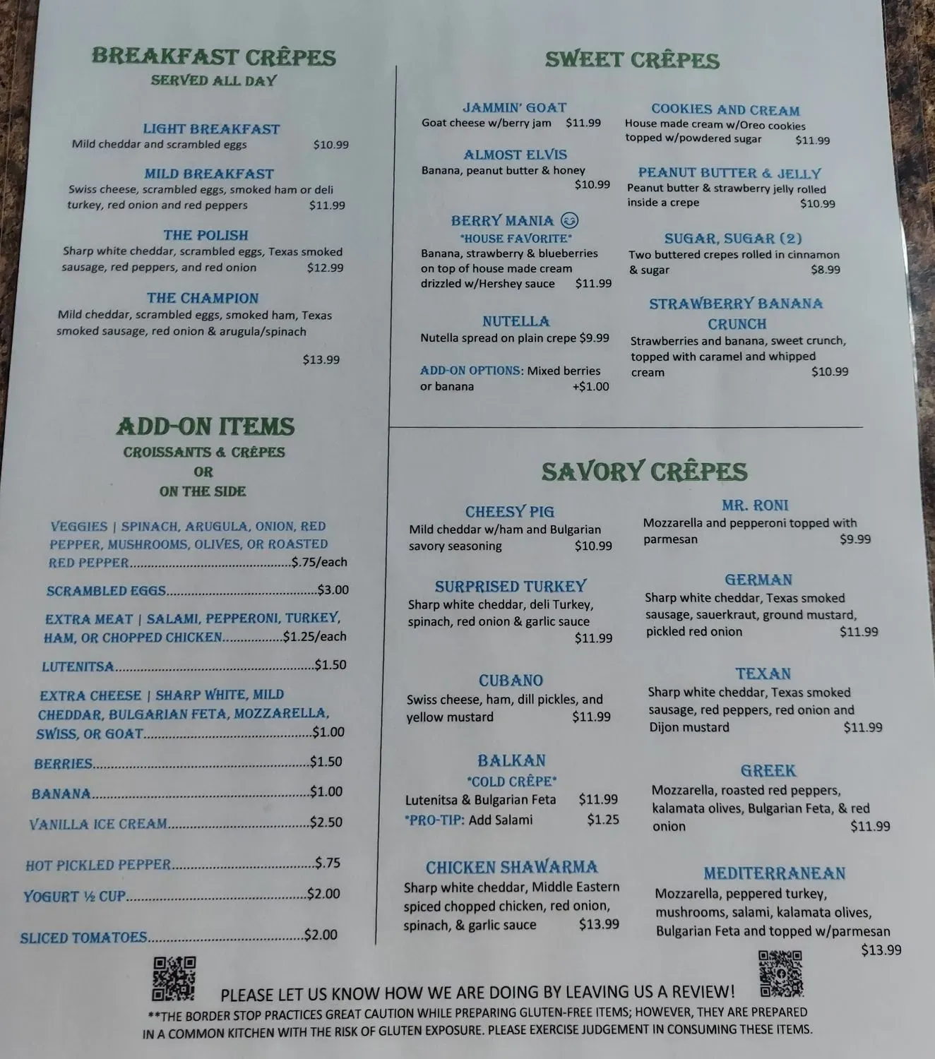 Menu 3