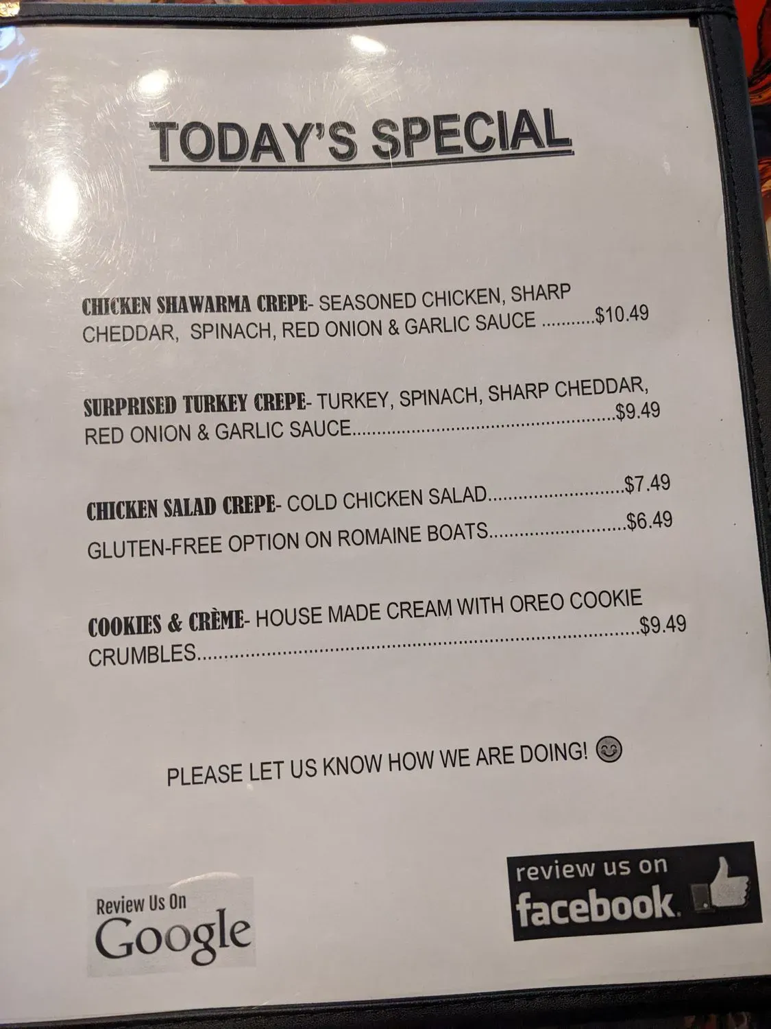 Menu 4