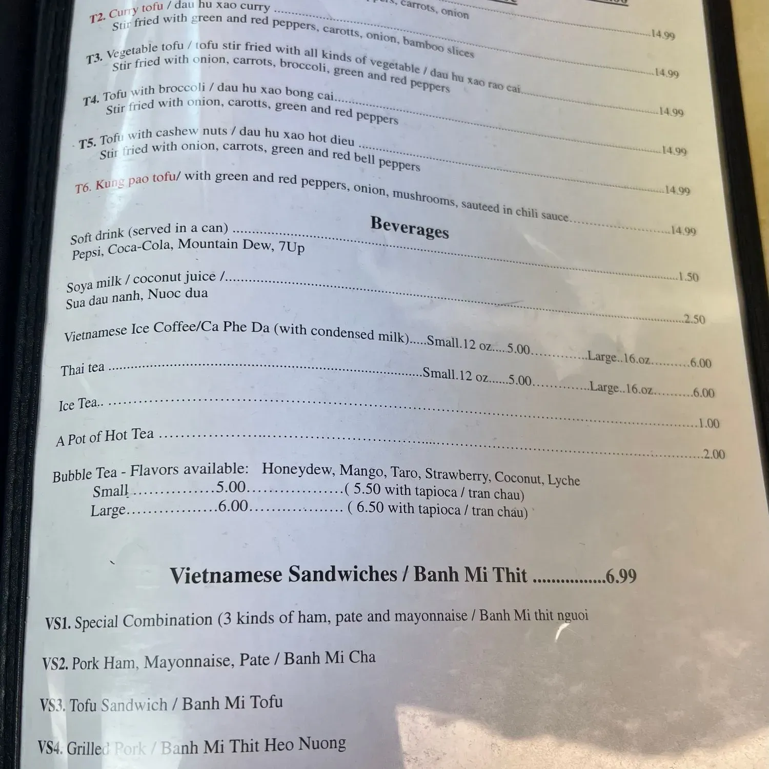 Menu 3