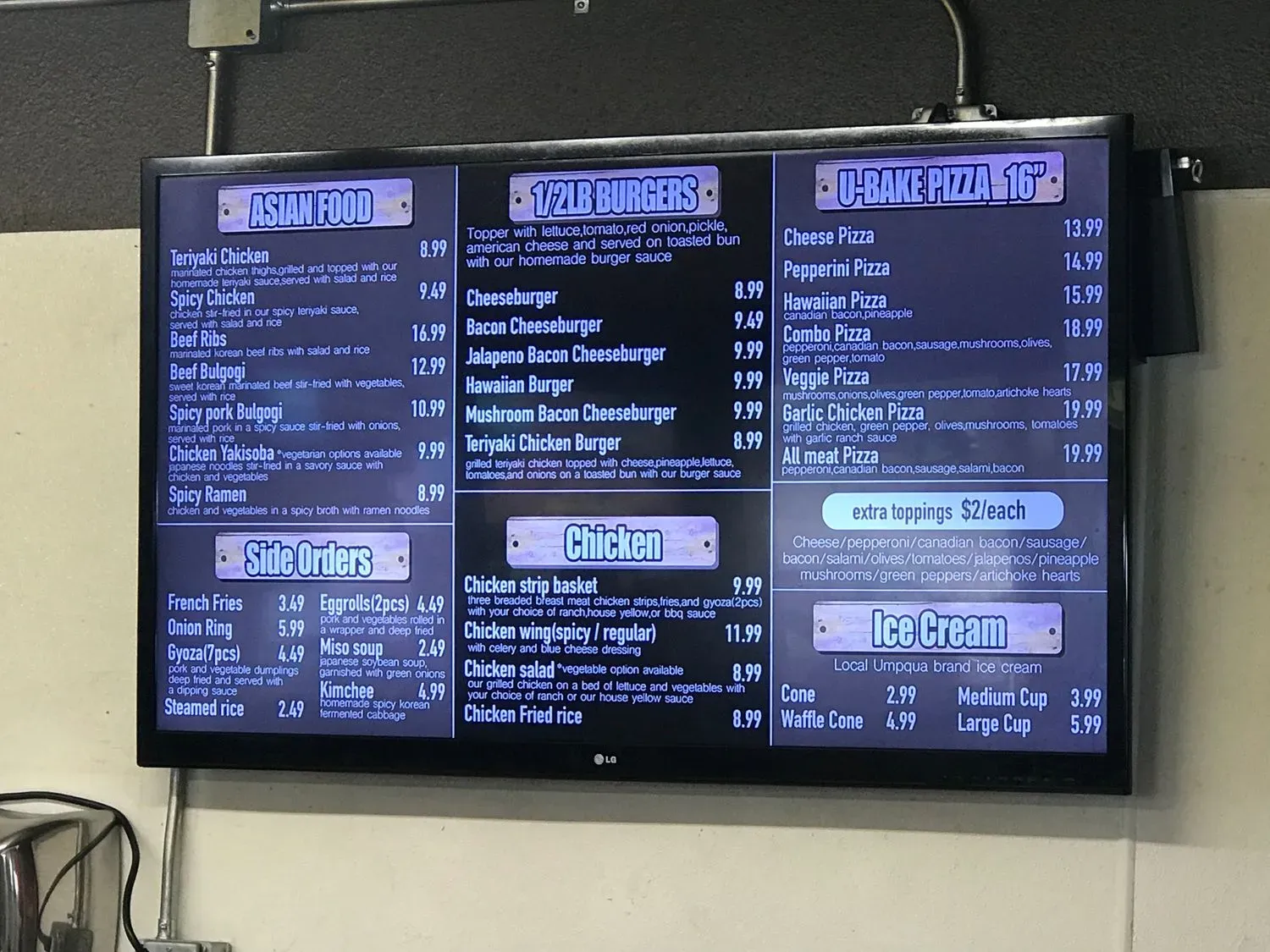 Menu 3