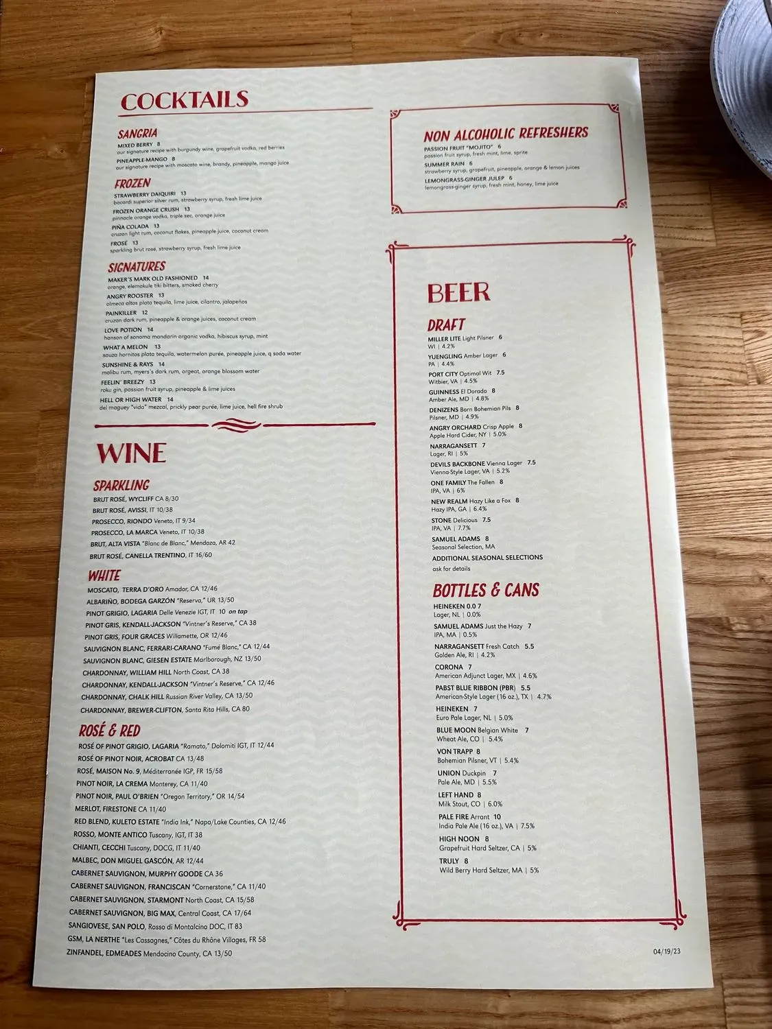 Menu 2