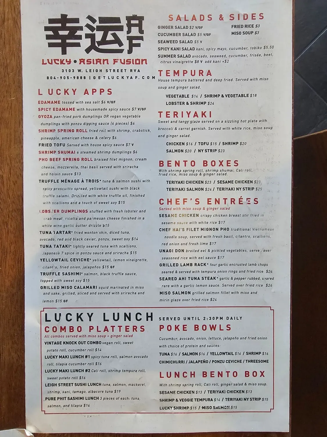 Menu 4