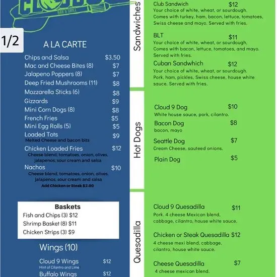 Menu 2