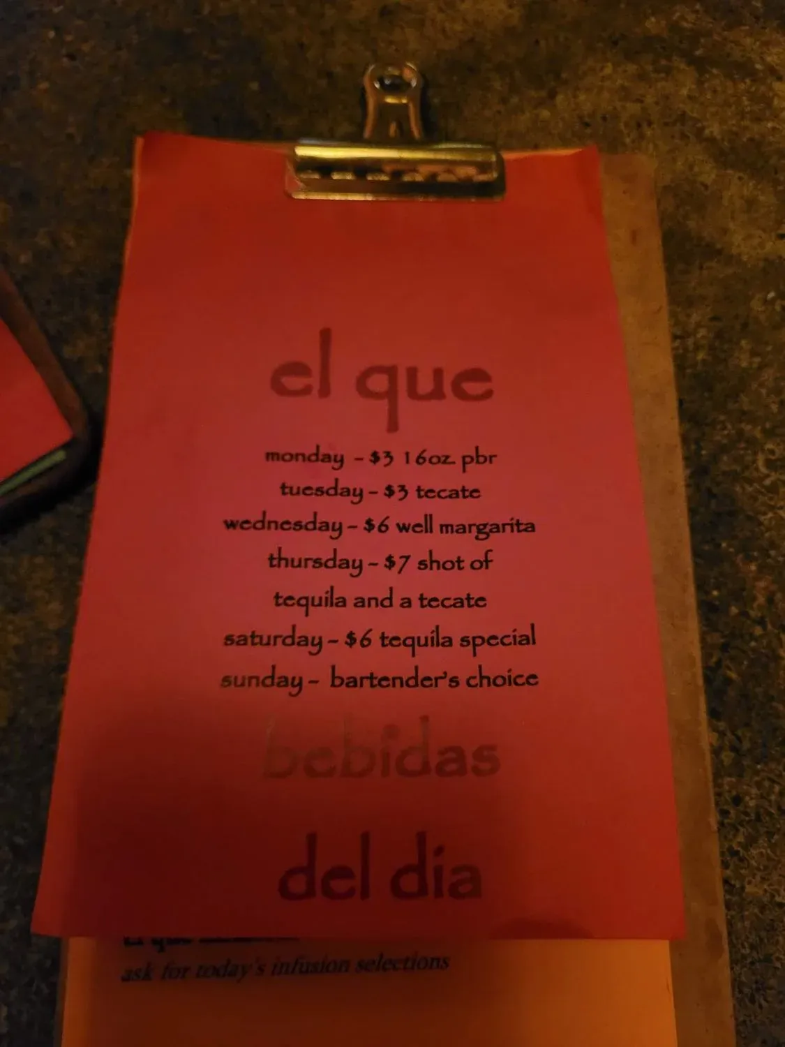 Menu 6