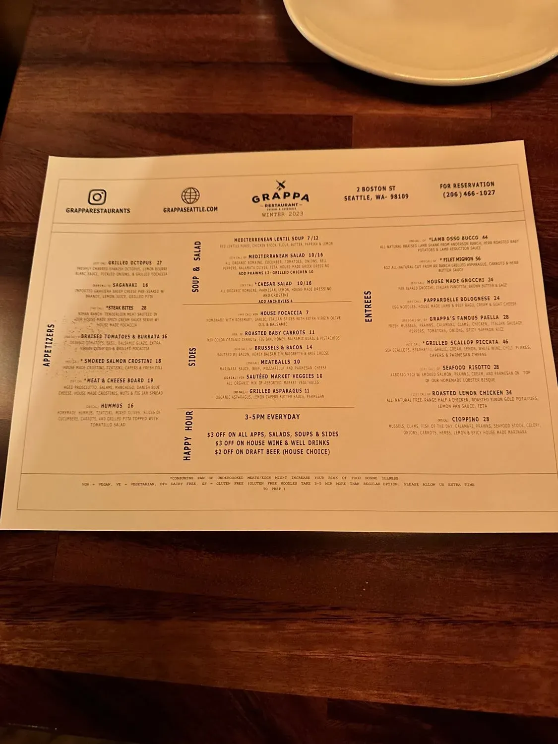 Menu 4