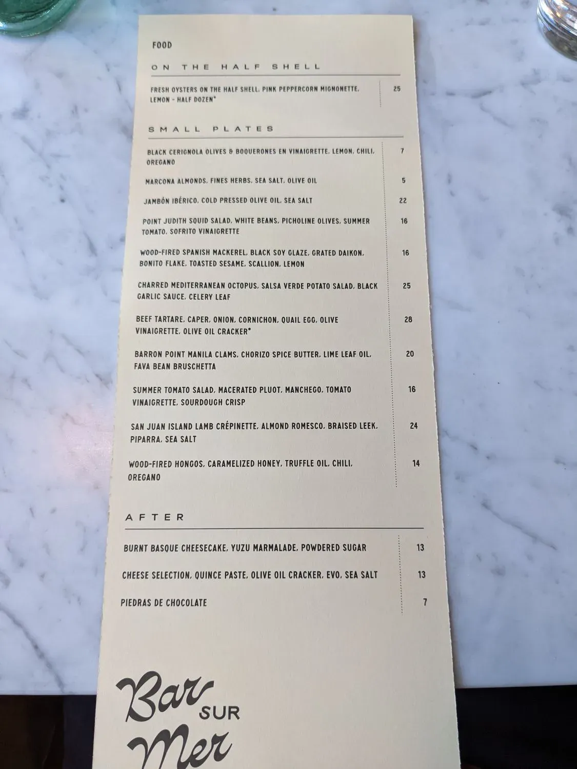 Menu 6