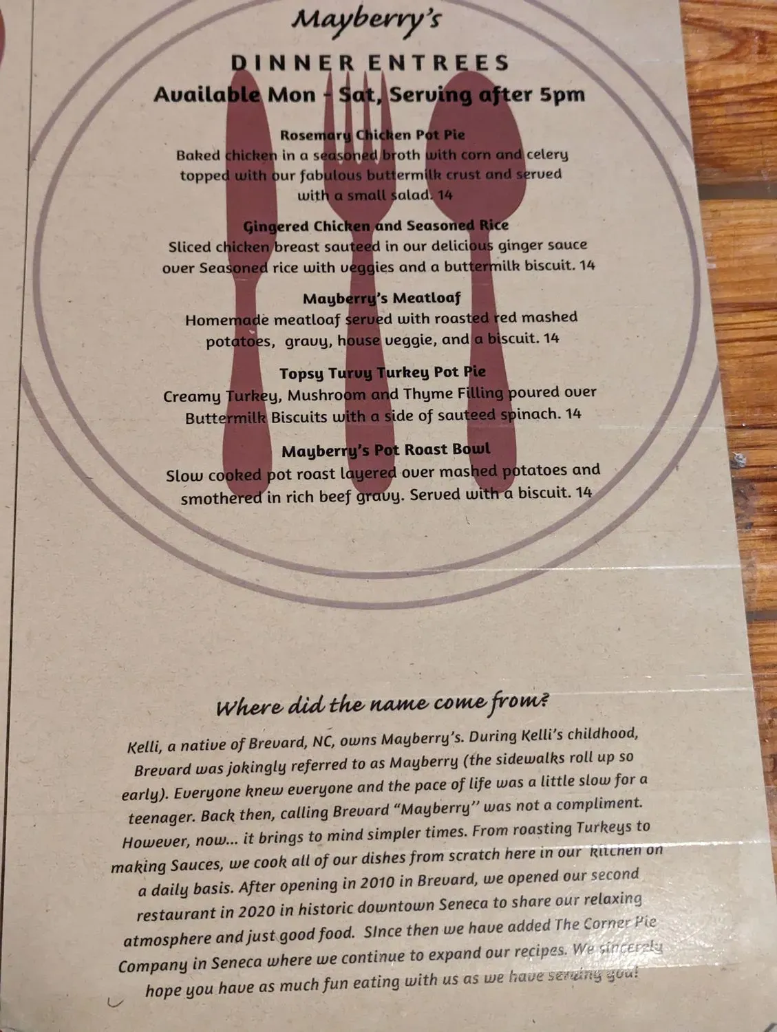 Menu 4