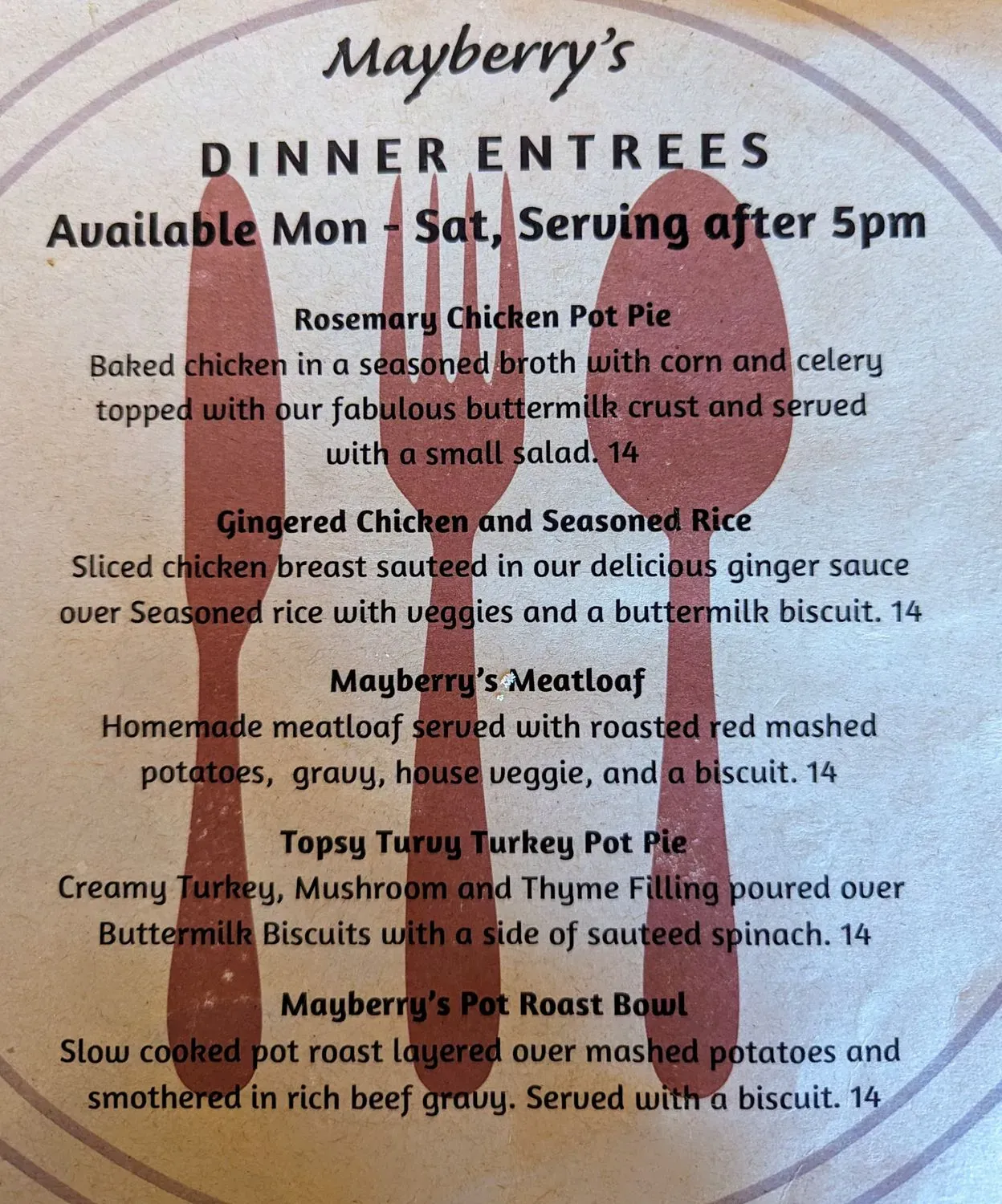 Menu 5