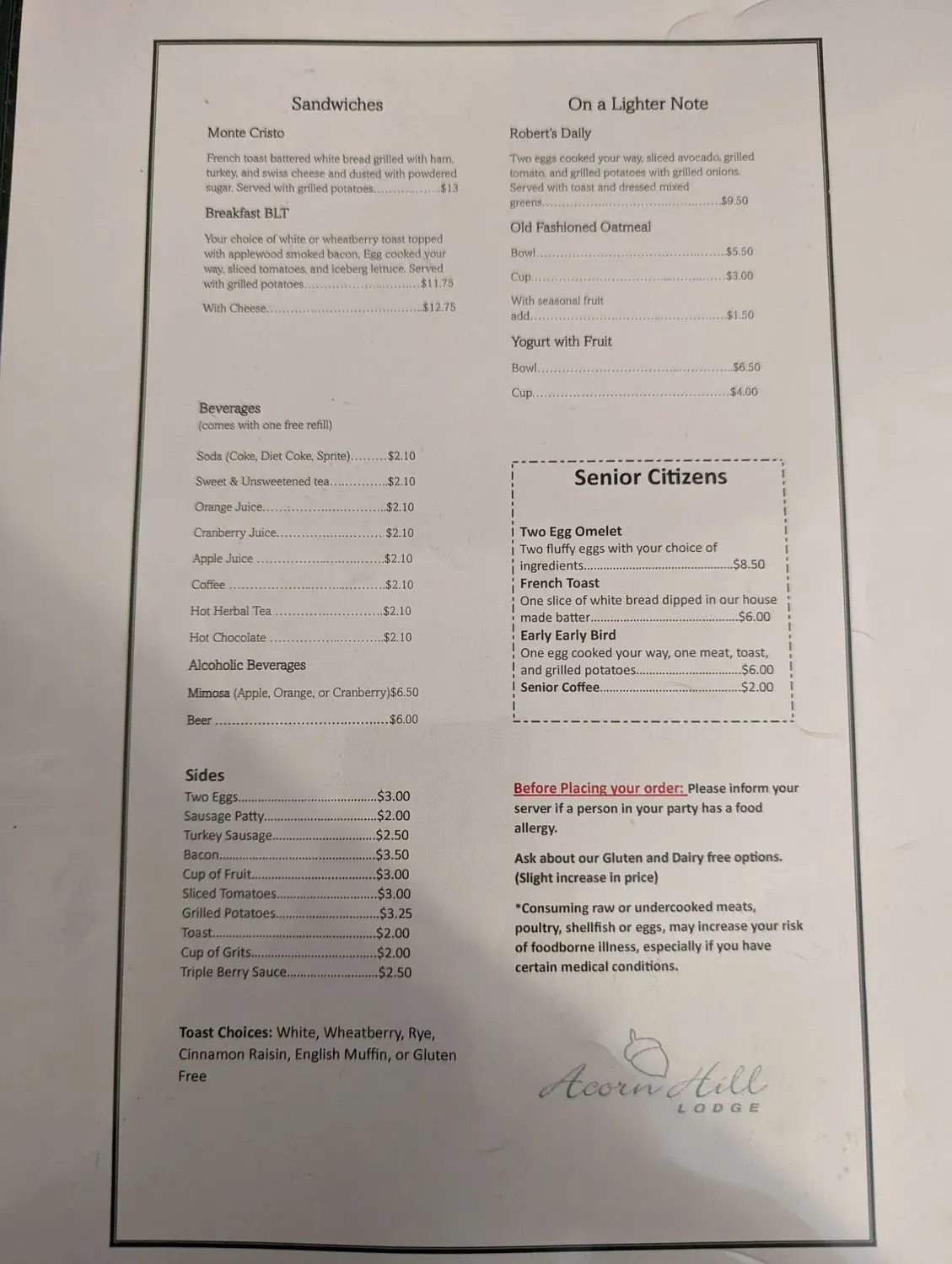 Menu 3