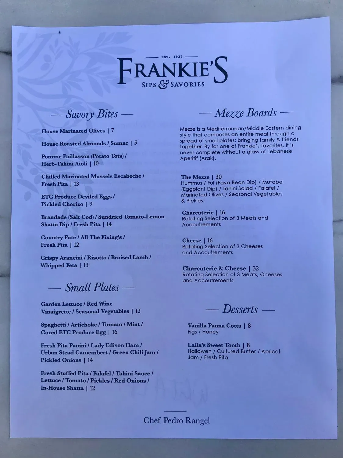 Menu 4