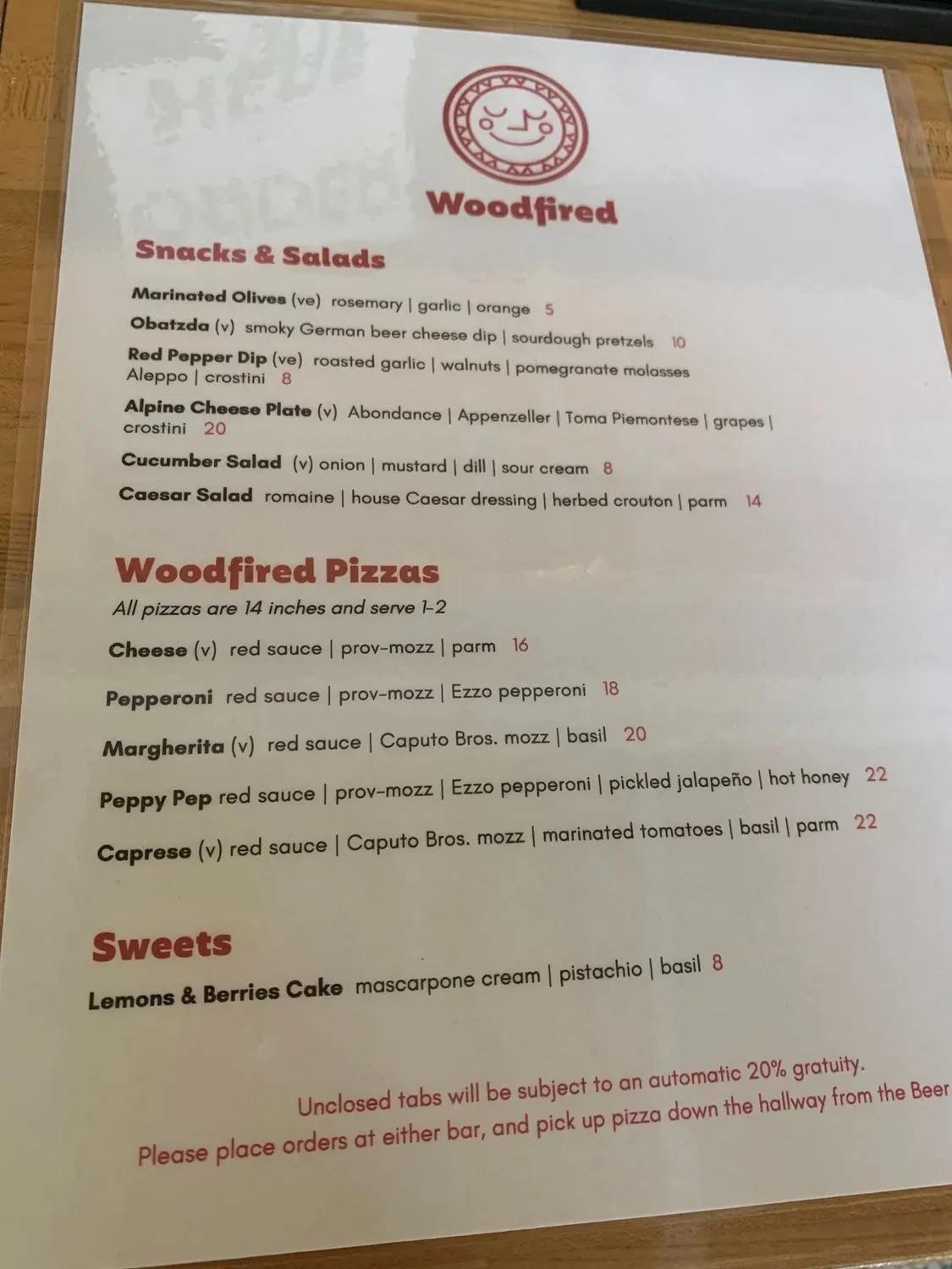 Menu 5