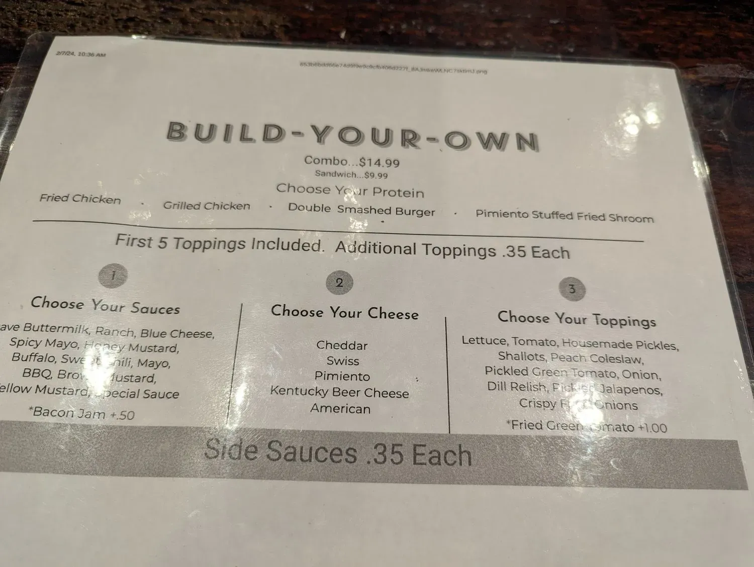 Menu 4