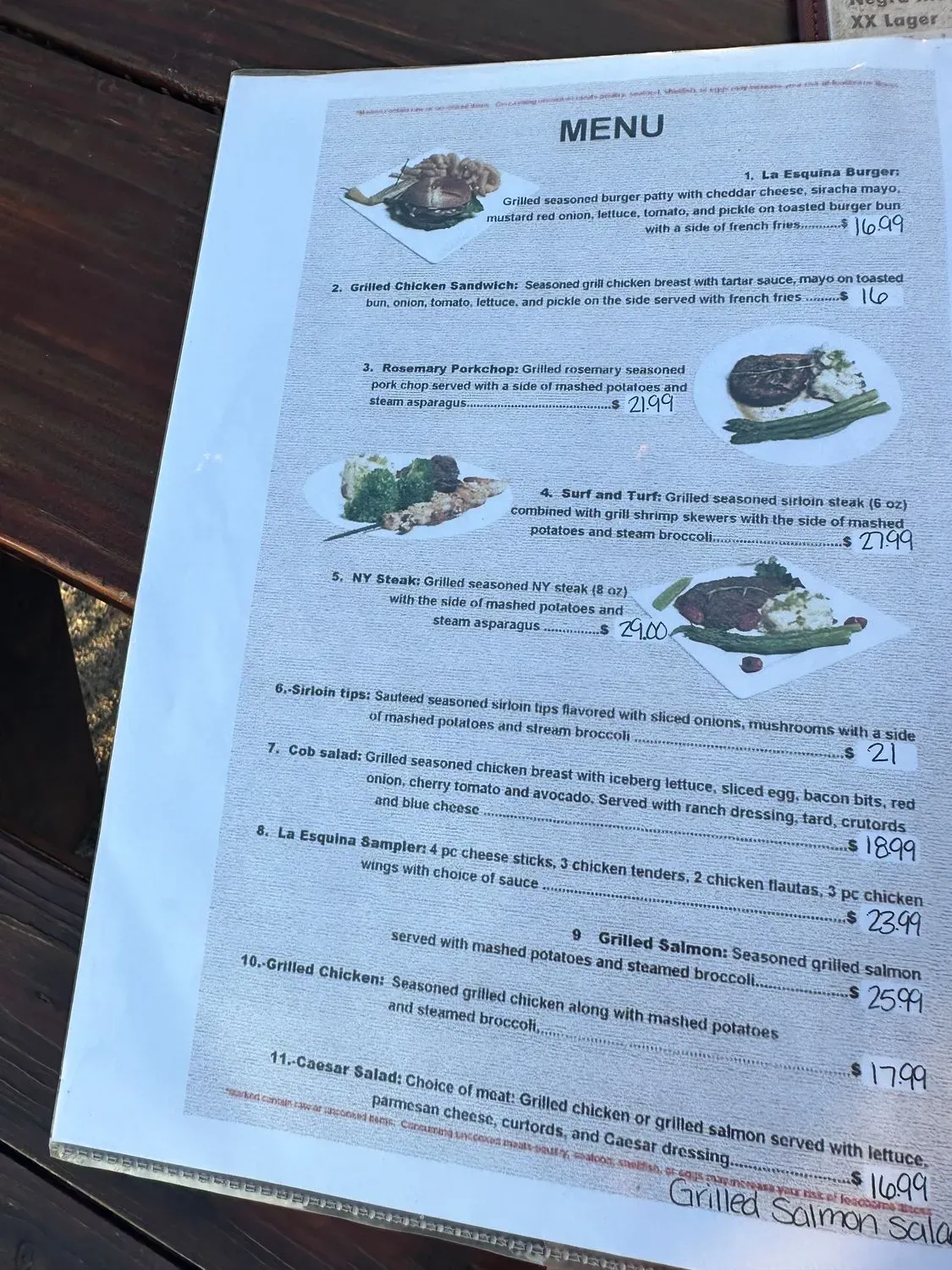 Menu 4