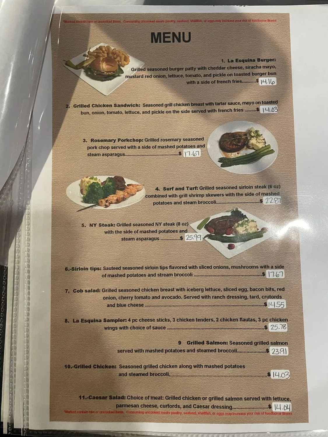 Menu 3