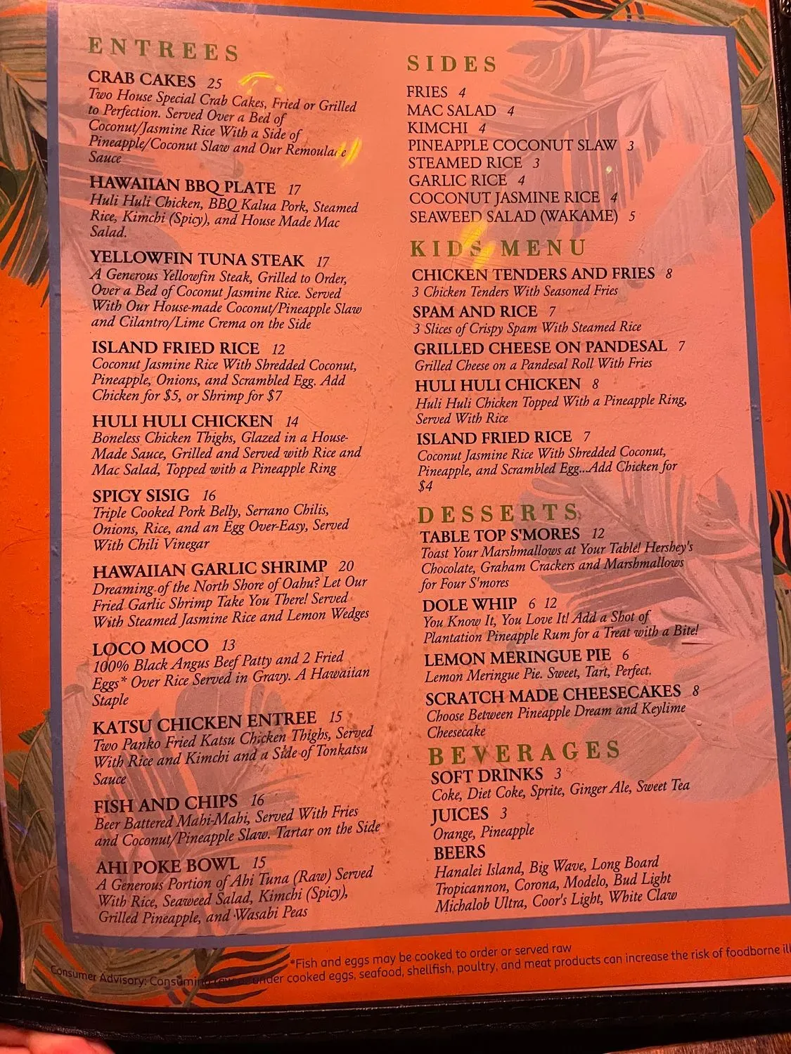 Menu 6