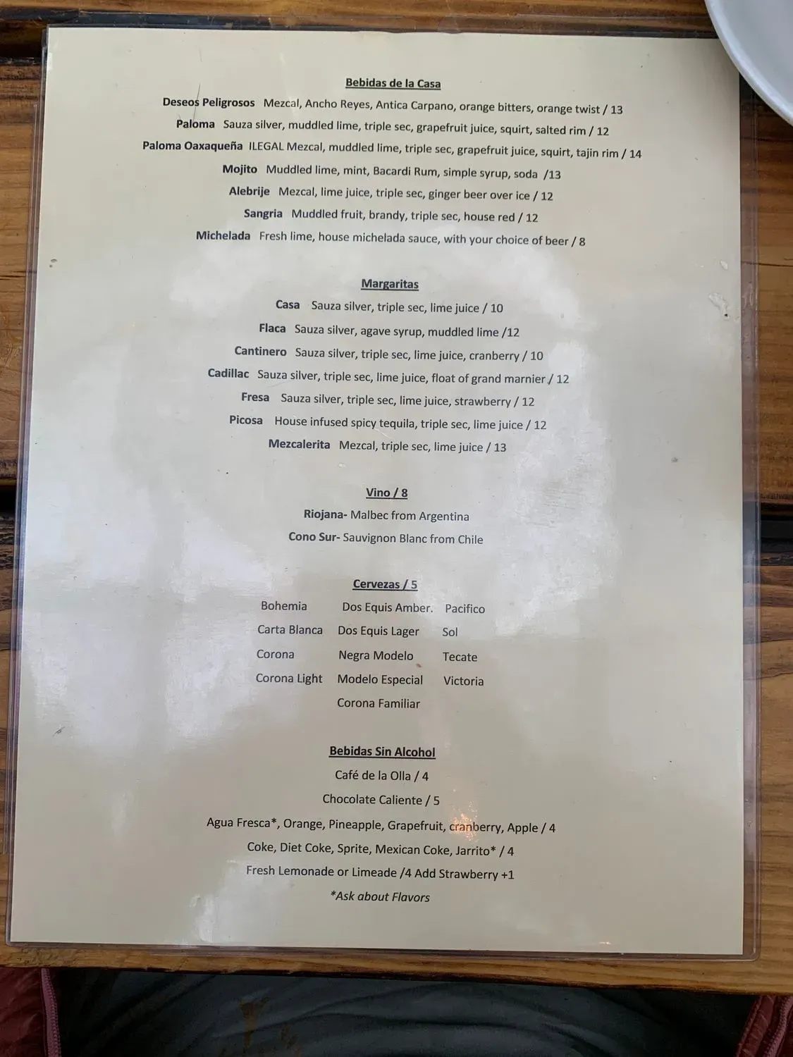 Menu 6