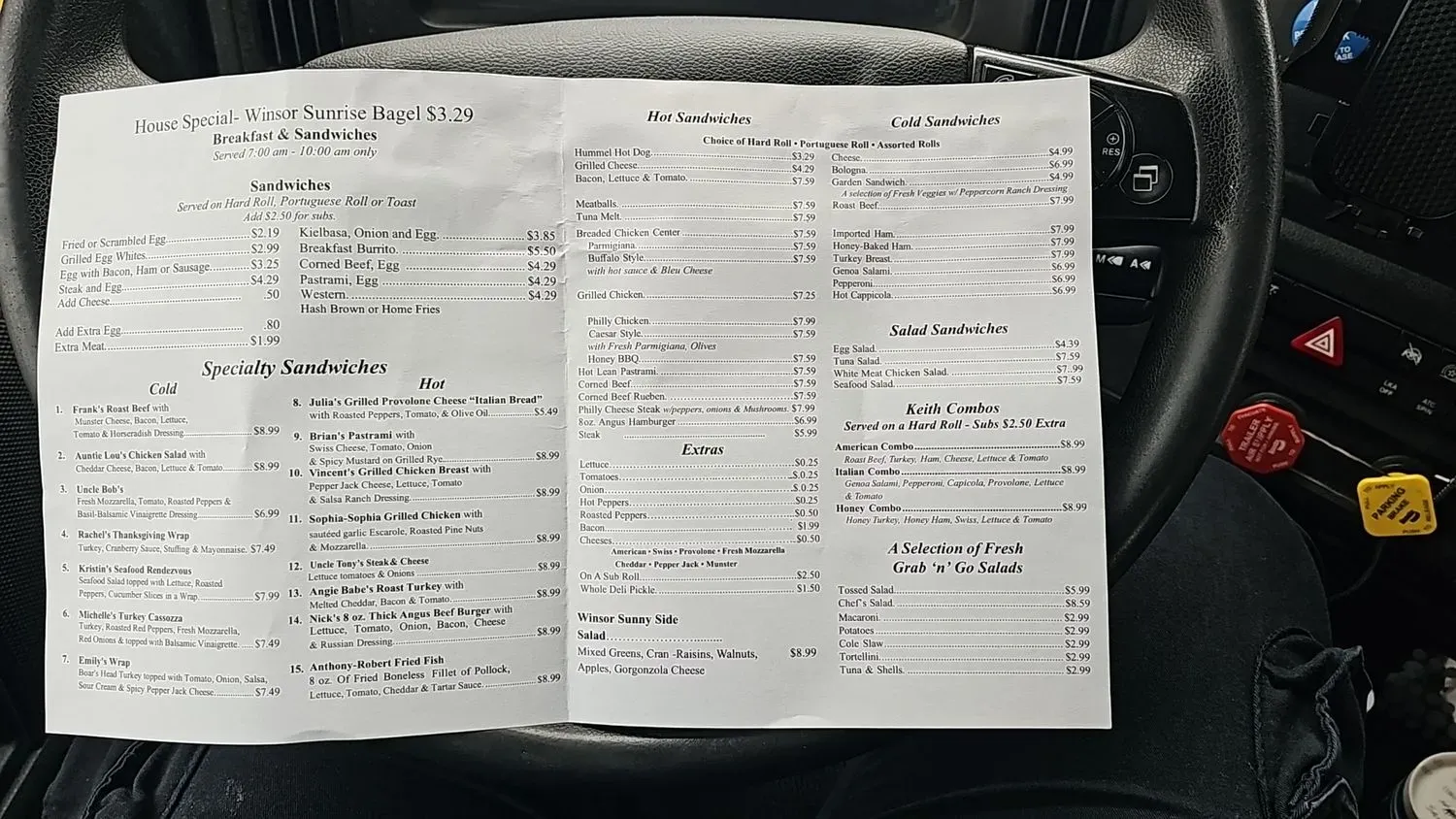 Menu 3