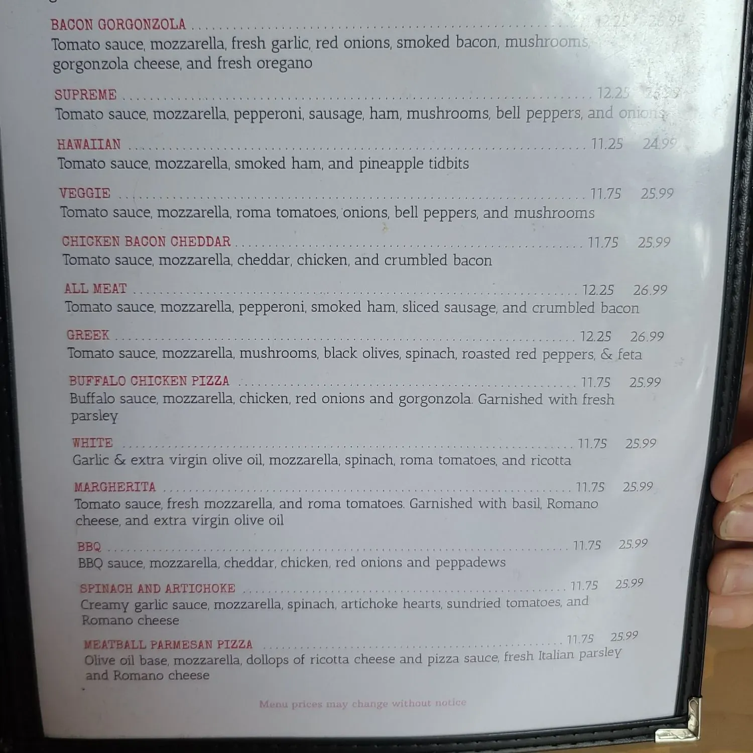 Menu 2