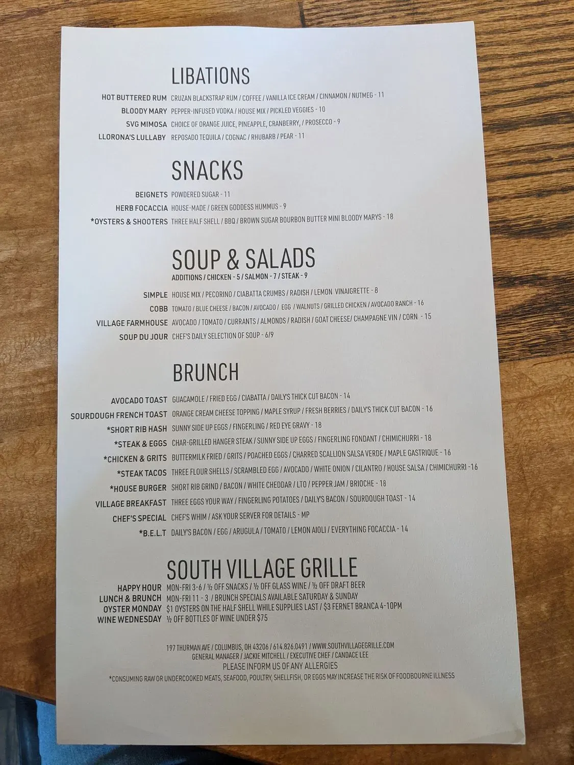 Menu 6