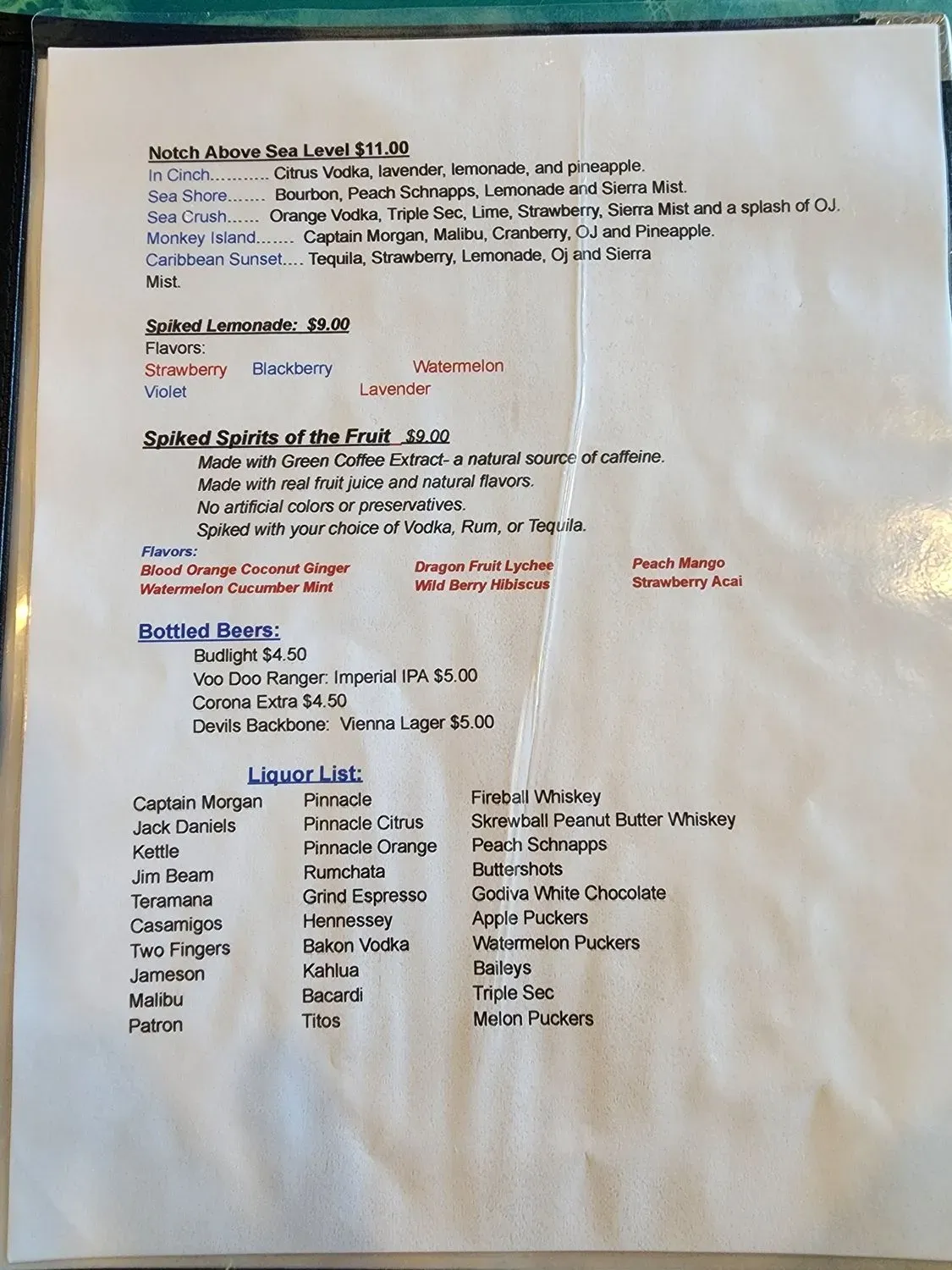 Menu 2