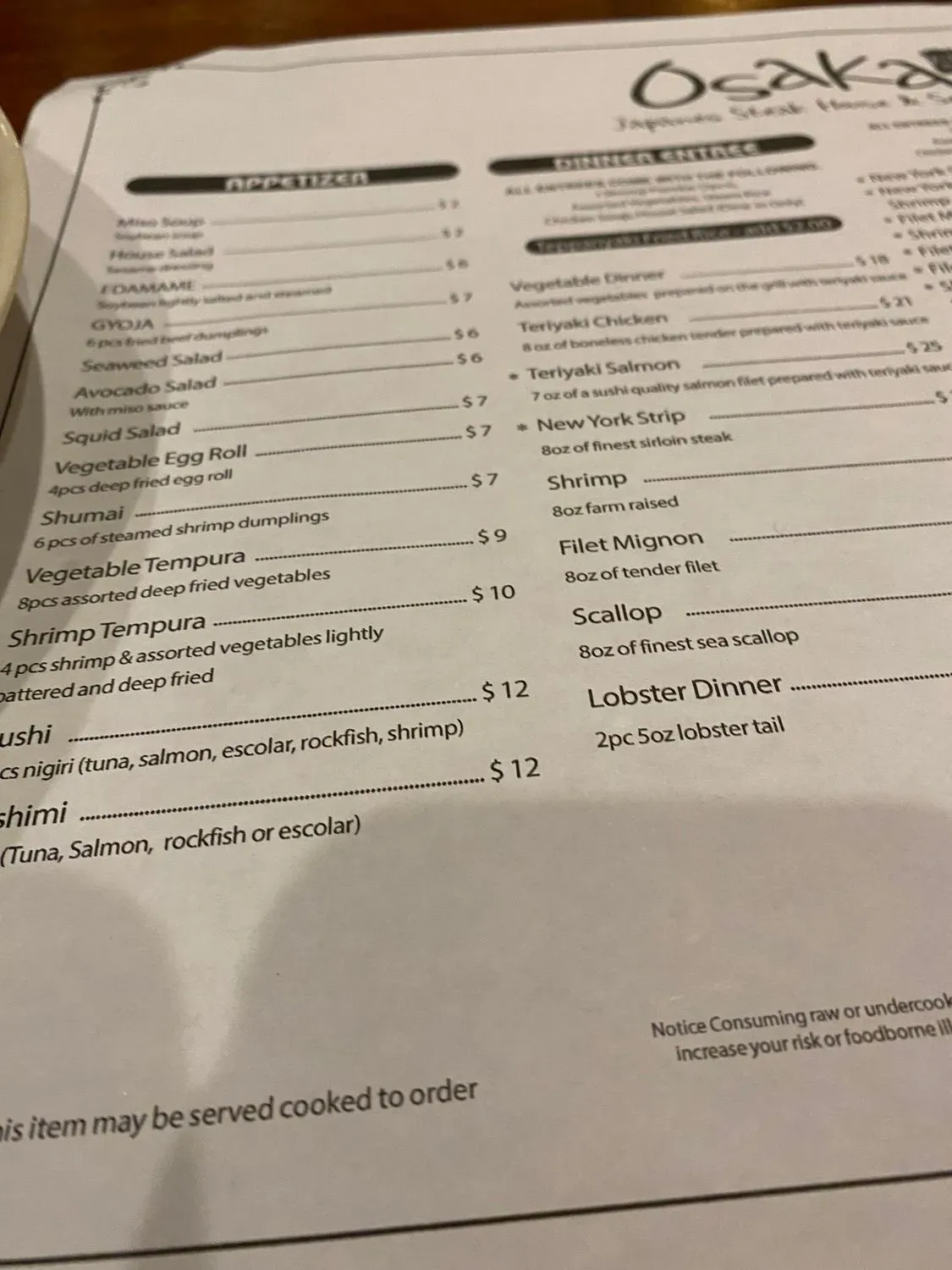 Menu 6