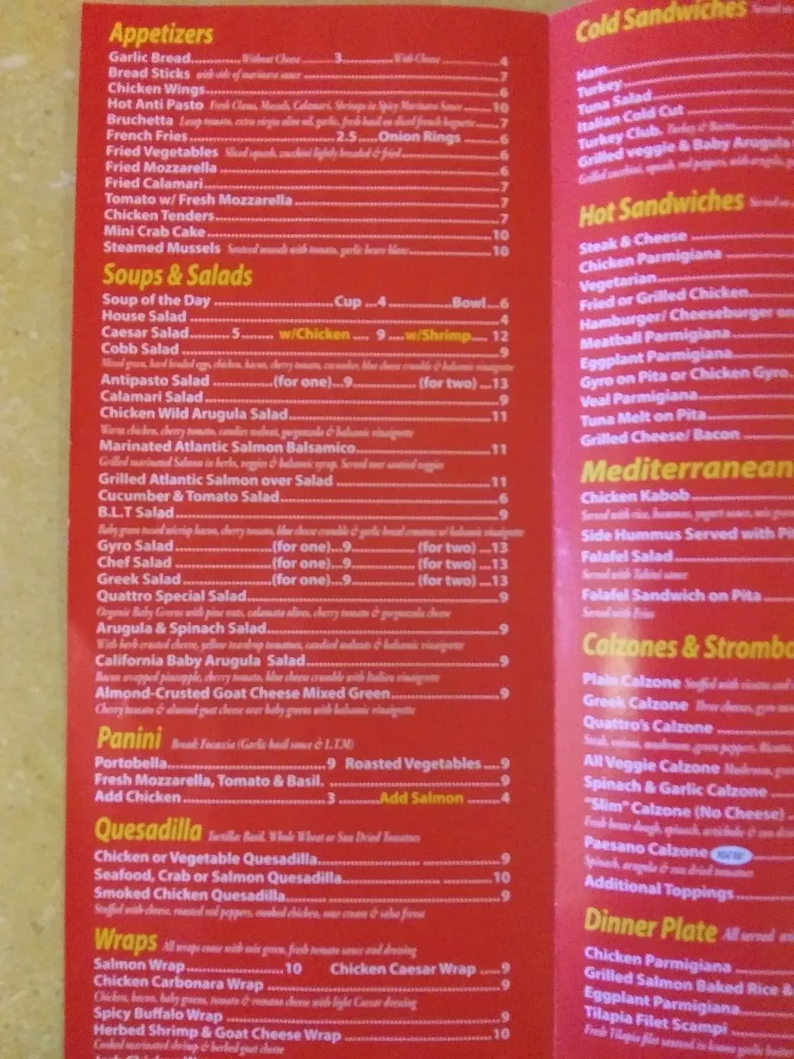 Menu 6