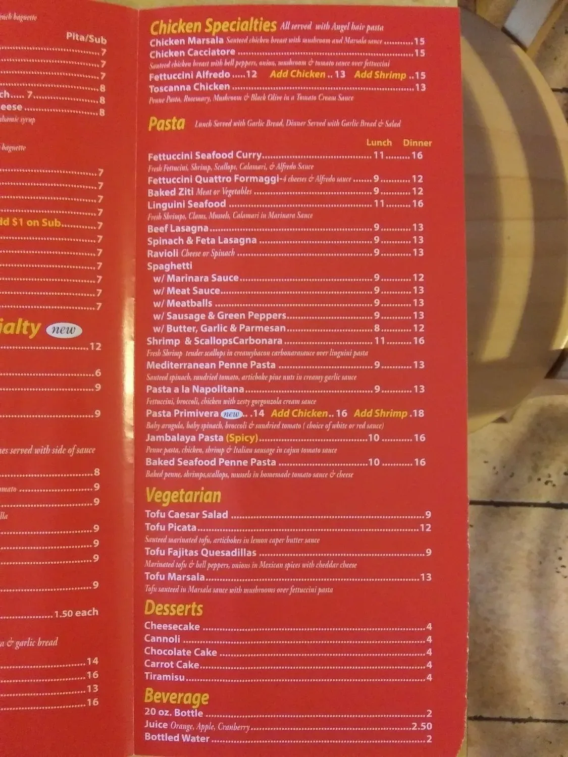 Menu 4