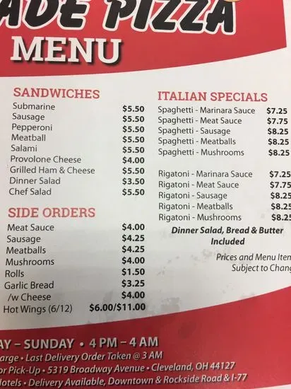 Menu 4