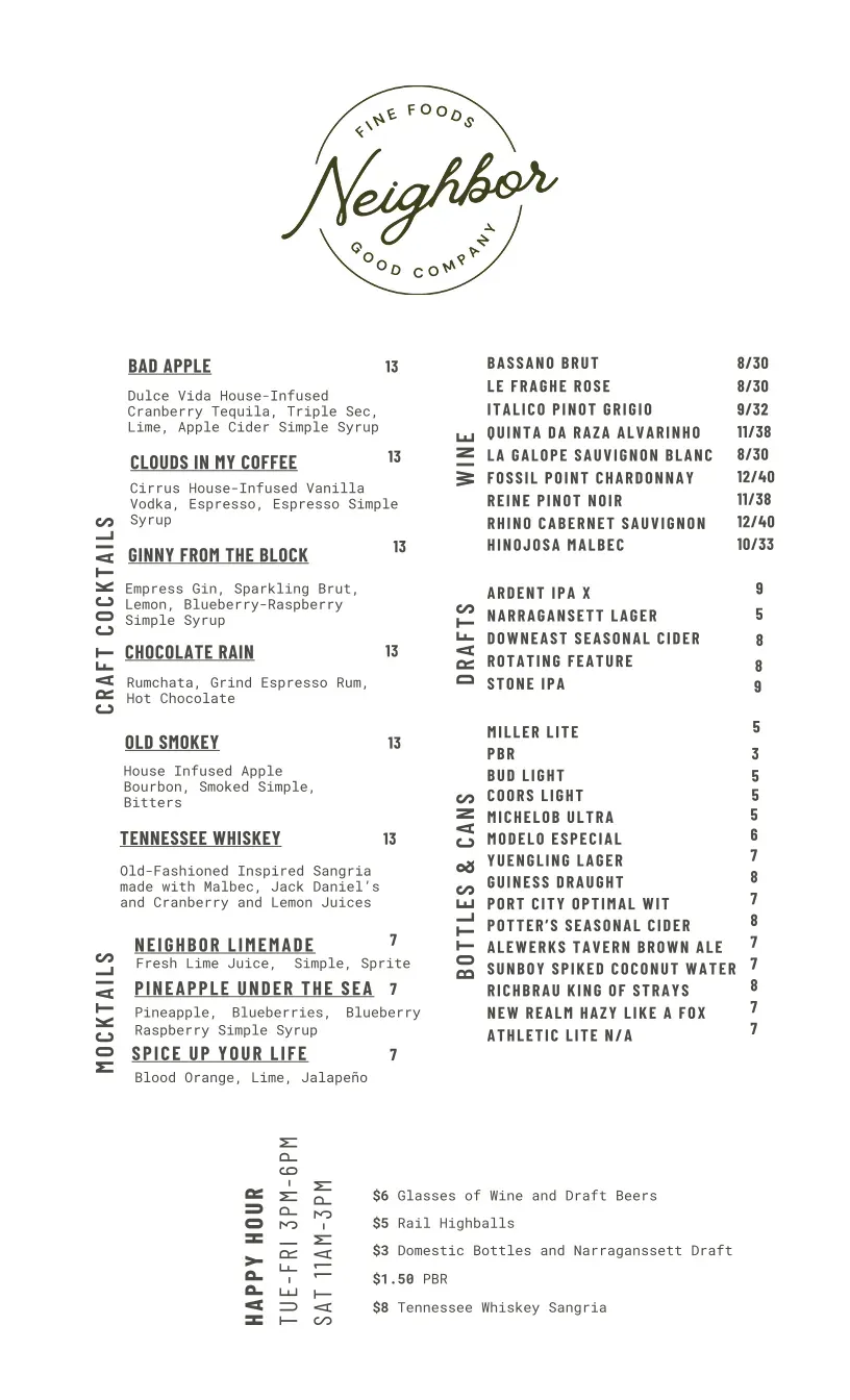 Menu 2