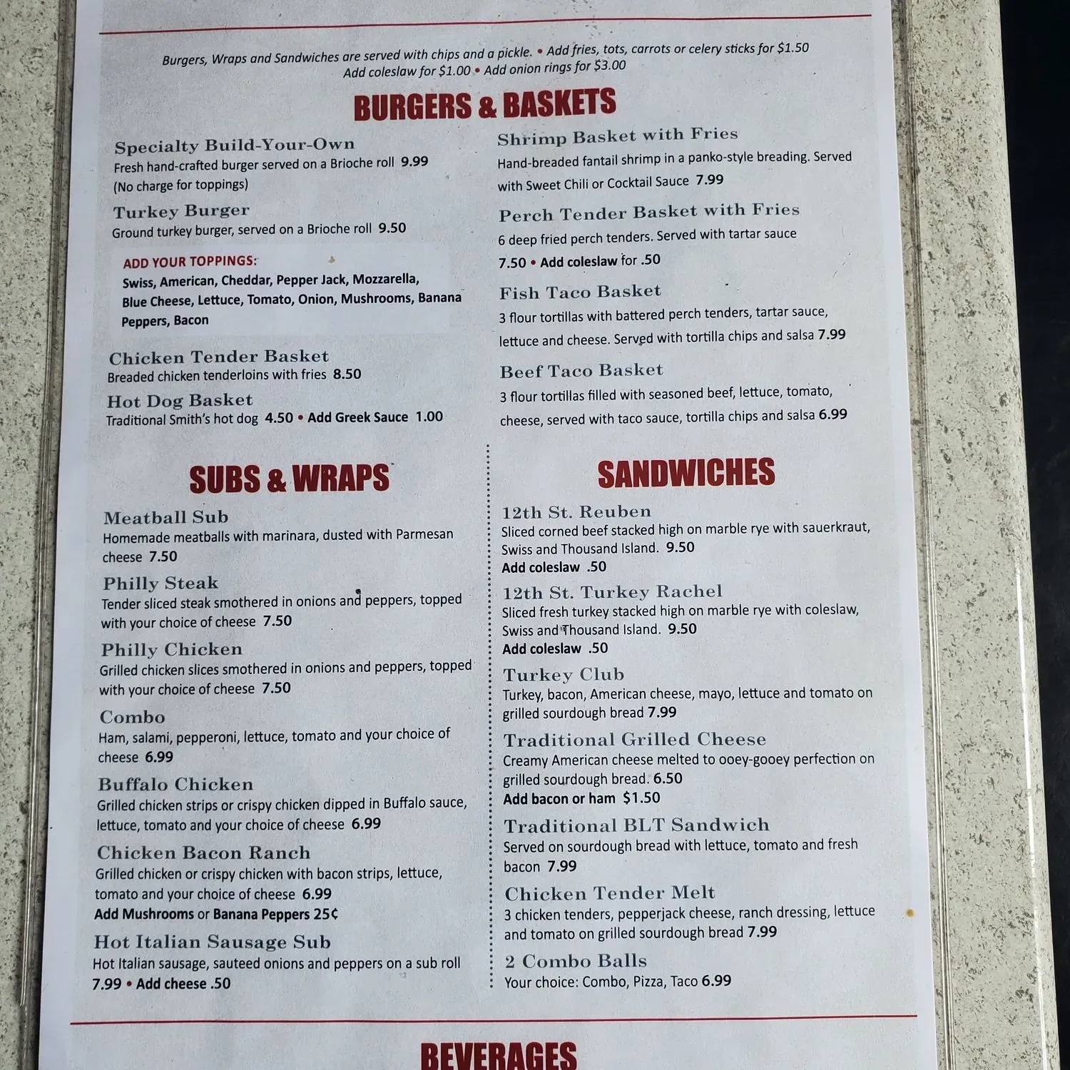 Menu 2