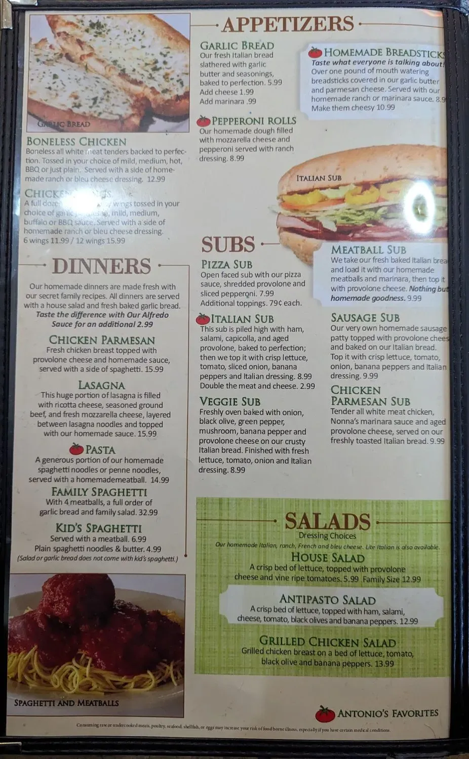 Menu 2