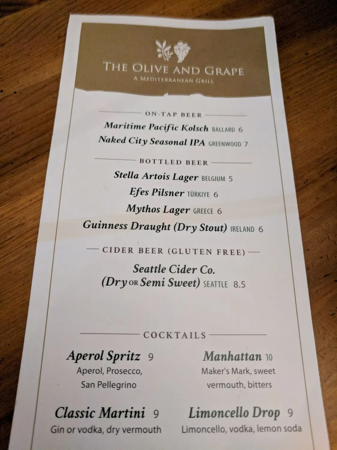 Menu 6