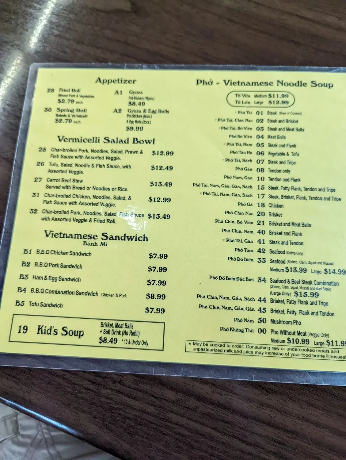 Menu 4