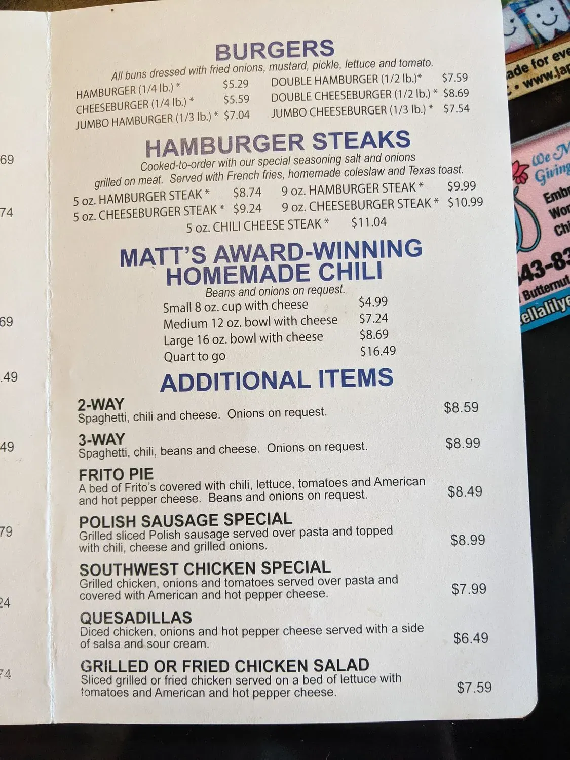 Menu 5