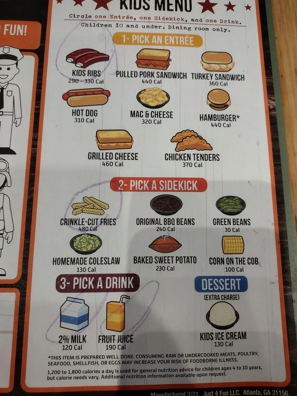 Menu 5