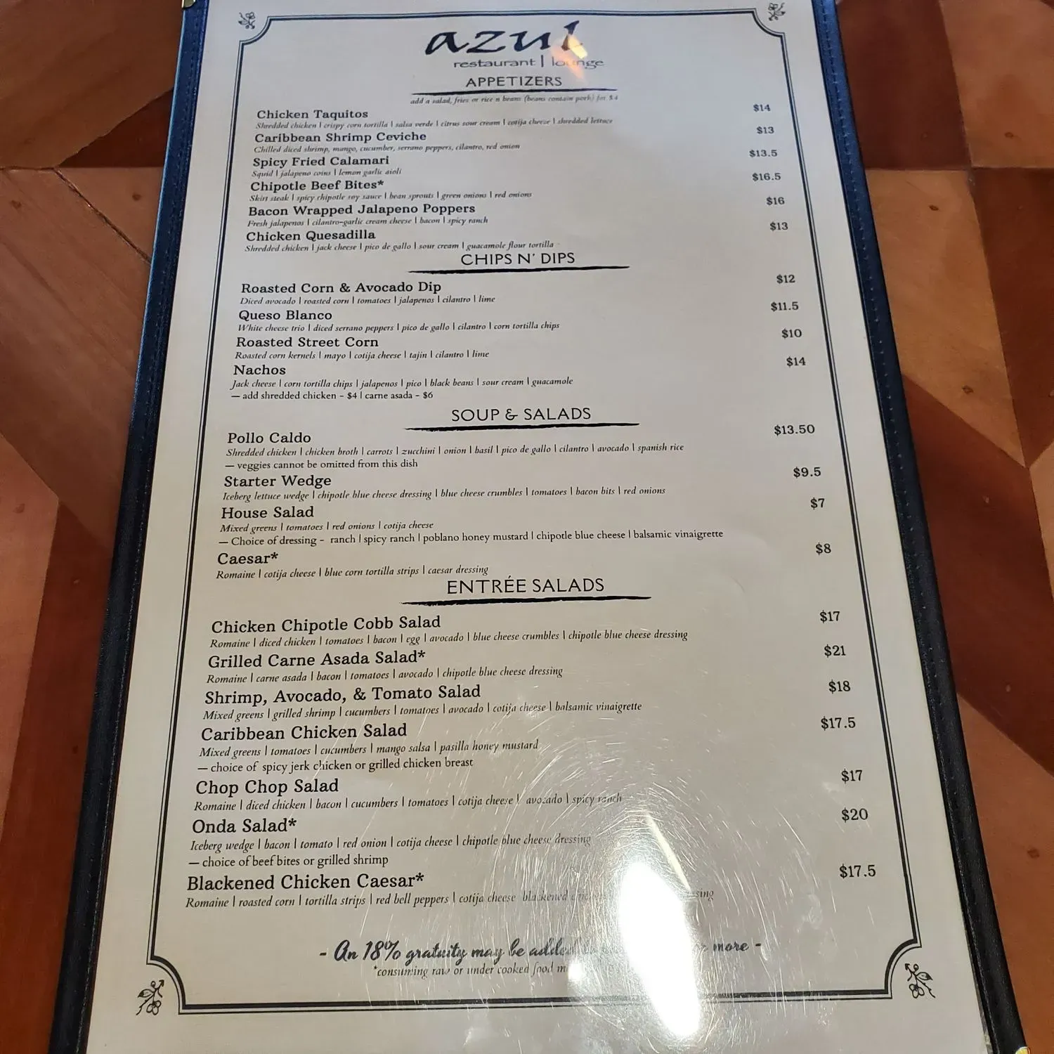 Menu 5