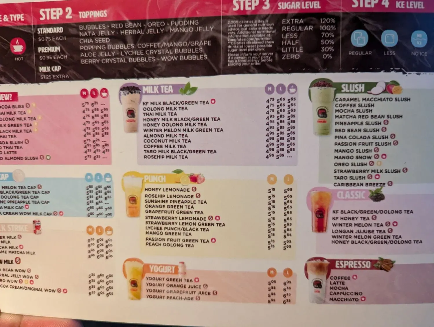 Menu 5