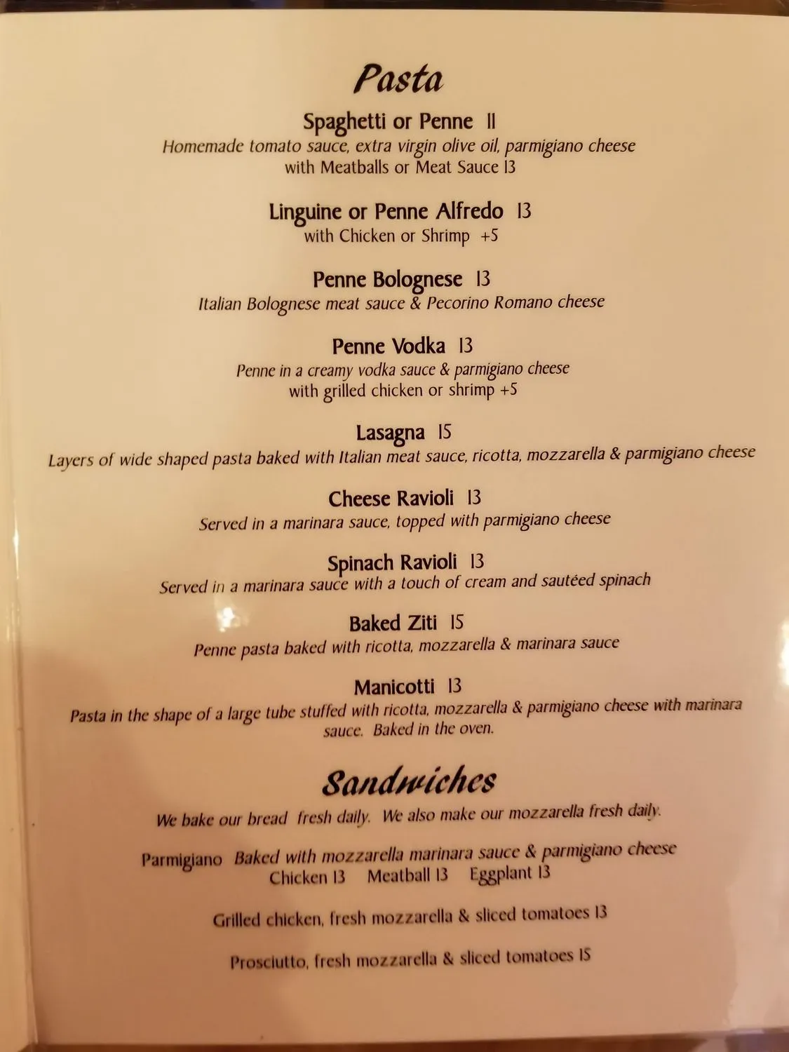 Menu 2