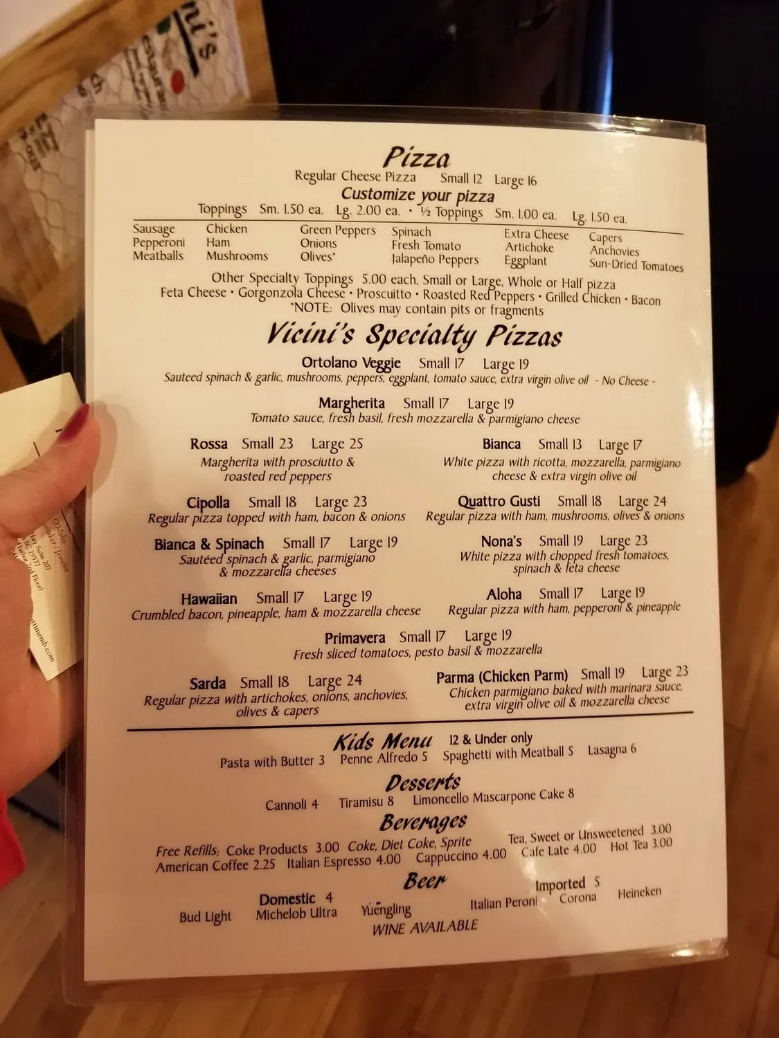 Menu 4