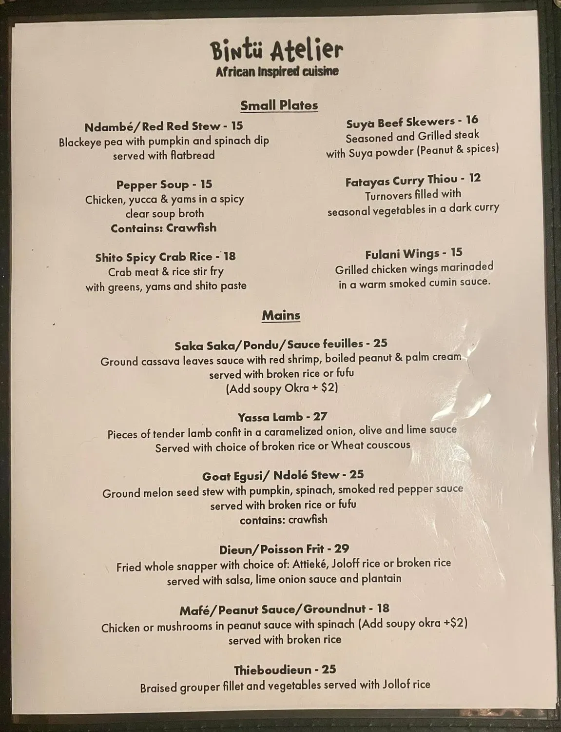 Menu 4