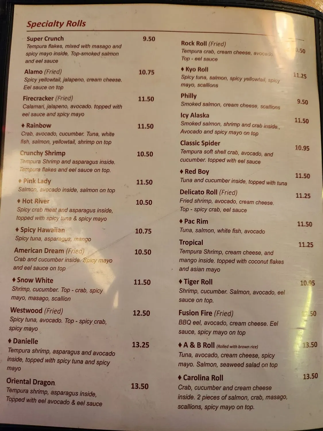 Menu 2