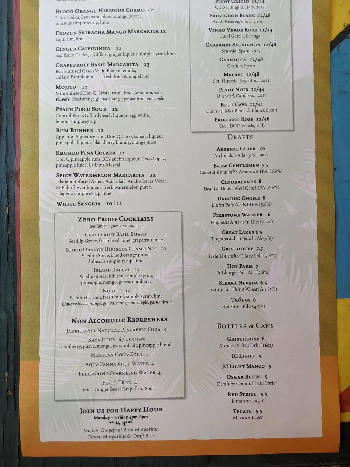 Menu 5