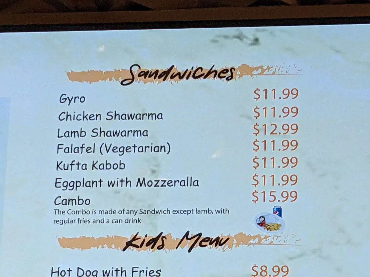 Menu 3