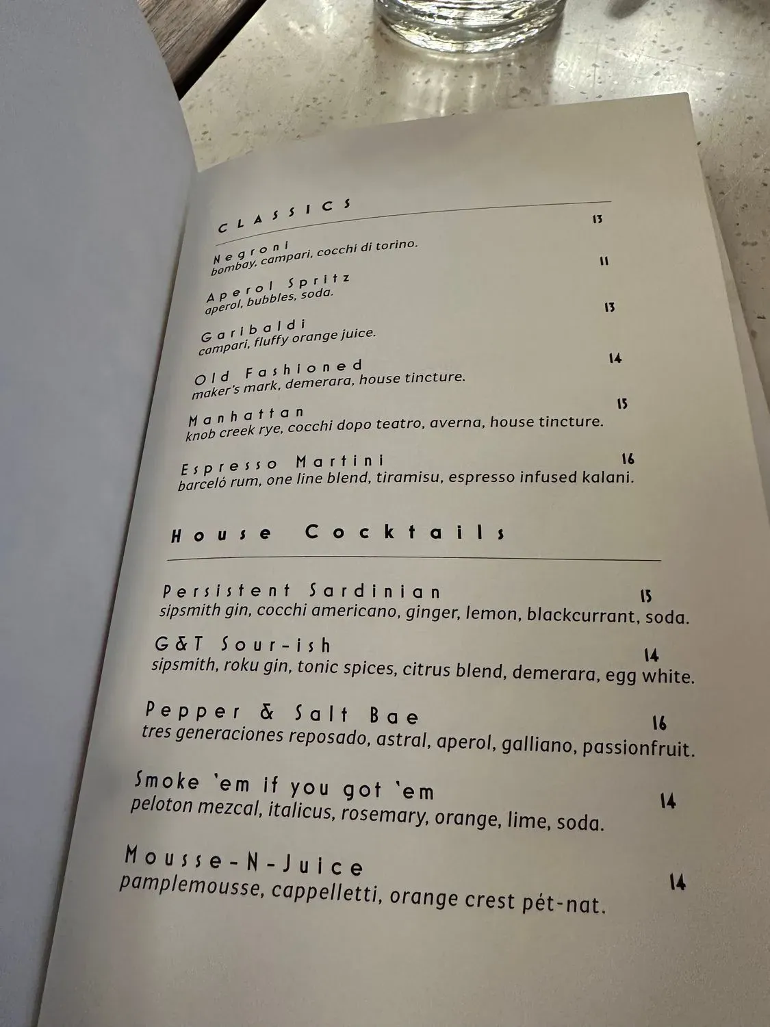 Menu 5