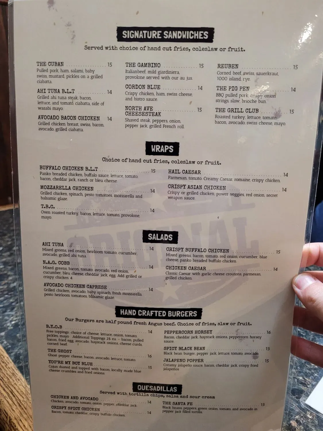 Menu 4