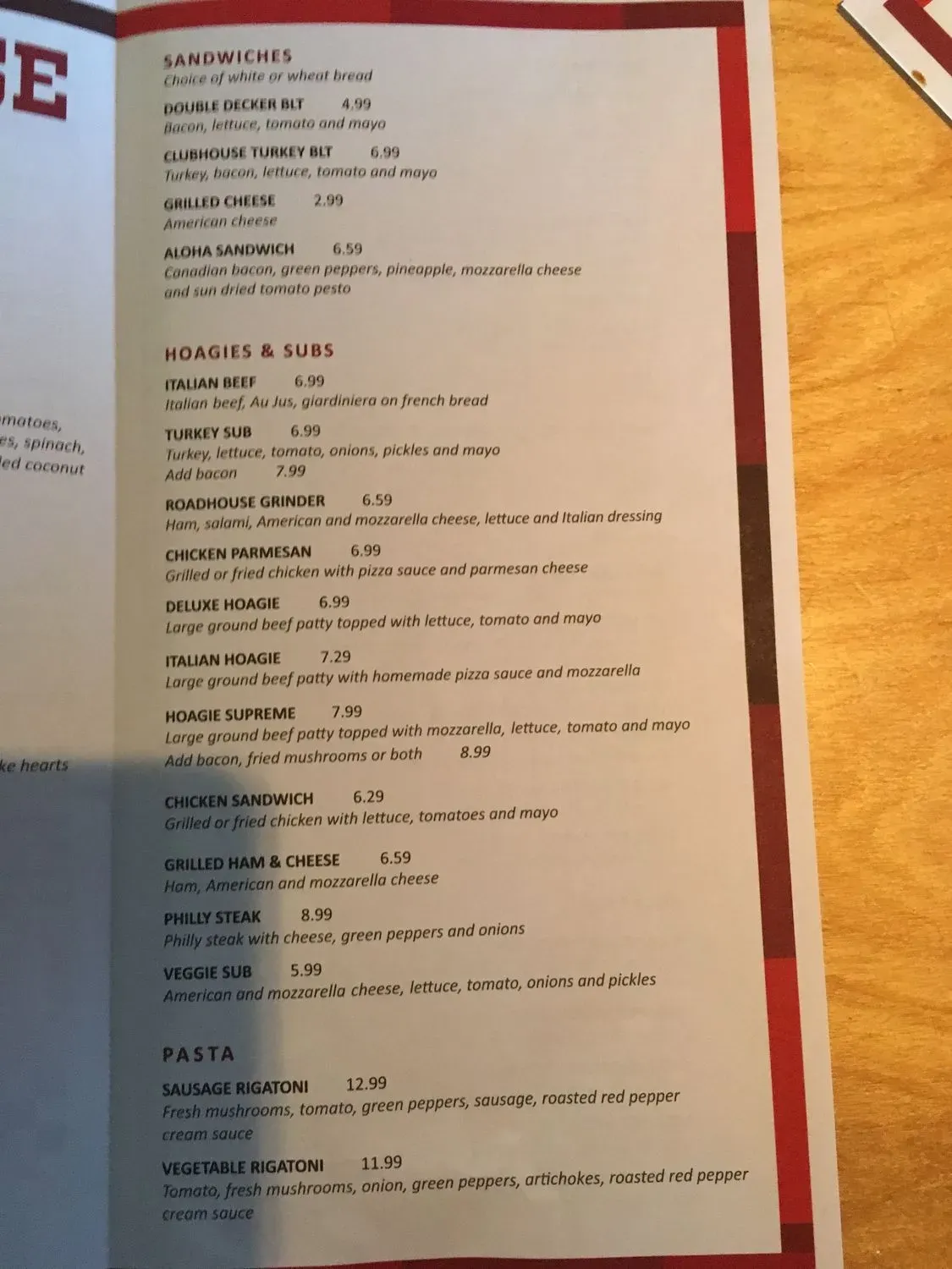 Menu 4