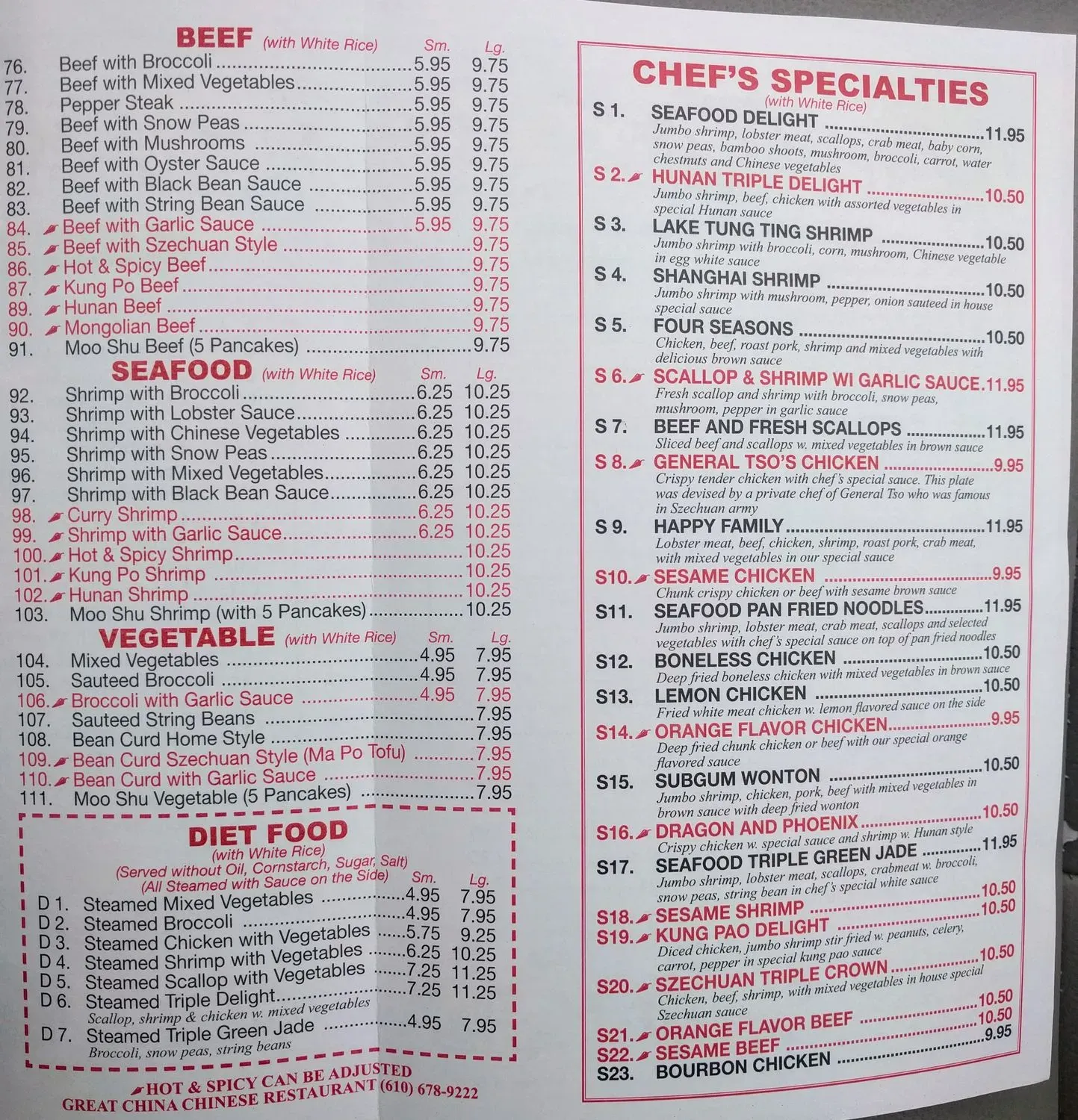 Menu 5