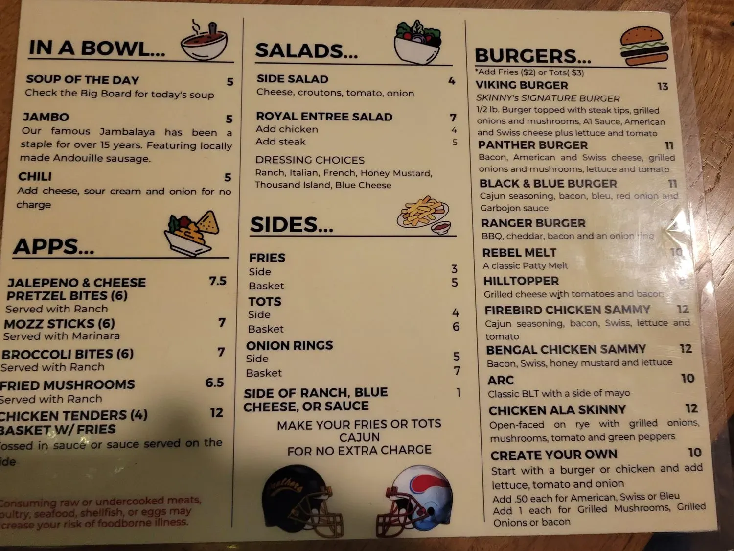 Menu 3