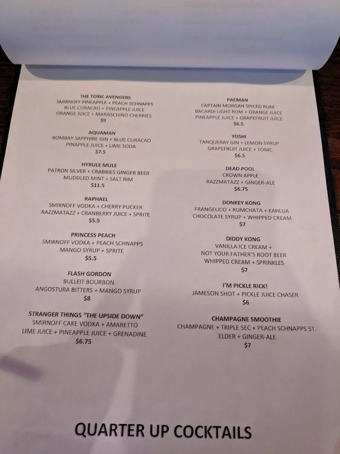 Menu 6